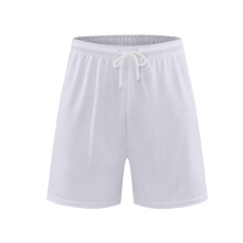 Pantaloncini da palestra da uomo bianchi taglia L