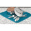 Tappetino scolapiatti in microfibra per piatti e bicchieri, 40,5x45,5 cm, blu 8