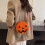 Τσάντα χιαστί Blukids Novelty Pumpkin, τσάντα χιαστί για το Halloween, αστείο τσαντάκι μακιγιάζ, 3