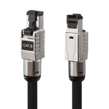 10G Cat8 Ethernet Cable 20000Kpbs High Speed SSTP UTP Ethernet Network Cable for Tv Laptops Router RJ45 Cable 2M Long