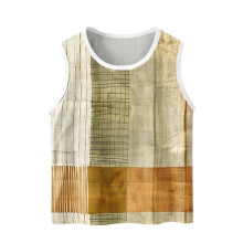 Sommerliches Tanktop für Mädchen, weiches ärmelloses Trägertop, Farbverlauf
