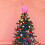 Flamingo Christmas Tree Topper Pink Feather 1pc 6
