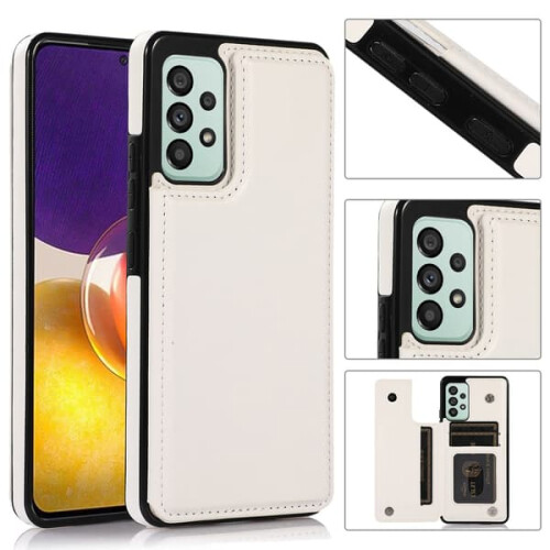 Samsung Galaxy A33 5G case with card holder rose red 1