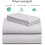 Σετ Σεντόνια Deep Pocket 16" Οικολογικό Δροσιστικό Γκρι Dove 2