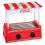 Coca-Cola hot dog roller with bun warmer 8+6 3