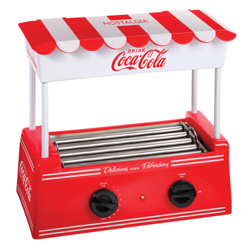 Coca-Cola hot dog roller with bun warmer 8+6 2