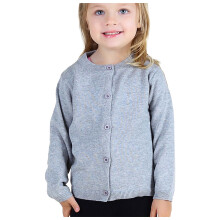 Cardigan voor peutermeisjes, effen kleur, lange mouwen, herfstmodel, geschikt voor 3 jaar
