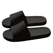 Slipéir EVA Unisex Ediodpoh Dubh Méid 7