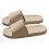 Ediodpoh Unisex EVA Slippers Khaki Size8 1