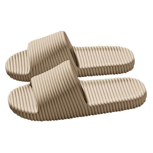 Ediodpoh Unisex EVA Slippers Khaki Size8