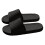 Ediodpoh Unisex EVA Slippers Black Size6 1