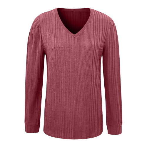 Maglione da donna Lenago autunnale tinta unita girocollo pullover