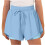 Flagrende sommerfugleshorts med elastisk talje til piger, 6-14 år 1