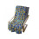 Flannel fleece throw blanket yellow blue grid pattern 4