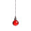 Crystal prism ball ceiling fan pull chain extension with 2