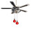 Crystal prism ball ceiling fan pull chain extension with 4