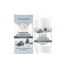 Charcoal & Magnesium Deodorant - 48H Odor Control & Sweat Management, Natural Underarm Protection 40g