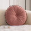Coussin décoratif rond pour lit ou canapé 40 cm 1
