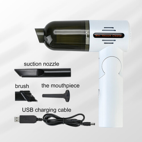 Mini handheld vacuum cleaner rechargeable foldable high 2