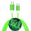 LED-USB-C-zu-USB-C-Kabel, 3A Schnellladefunktion, 2 m, Blau 1