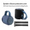 TXESIGN Silicone Case Protective Cover Shell Anti-Fall Speaker Case for  SRS-XB13 Speaker Black 2