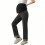 Damen-Palazzo-Hose, schmal geschnitten, gerader Schnitt, elastischer Bund 1