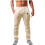 Men's Casual Jogger Pants Beige XL 1