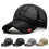Baseballkappe mit Netzgewebe, Sonnenhut, Unisex, gestickter Buchstabe 5