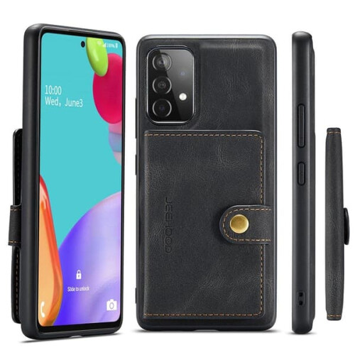 Samsung Galaxy A52 red case with card slot 2