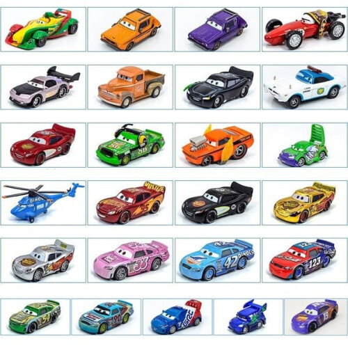 Lightning McQueen diecast car model 1:55 2