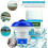 Bicoasu pool cleaning tablets 100g floating chlorine 7