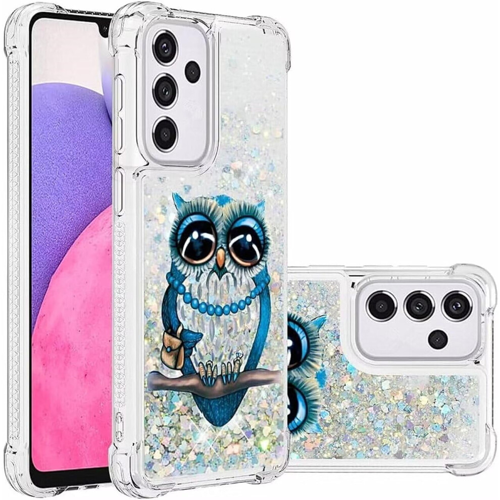 Galaxy A26 5G Liquid Hearts Case With Sparkle Quicksand 9180435631312
