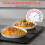 Electric Food Buffet Server Glass Warming Tray 23.6 x 16.5 3