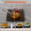 Electric Food Buffet Server Glass Warming Tray 23.6 x 16.5 4
