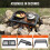 BENTISM Lagerfeuer-Grillrost Campingkocher 6