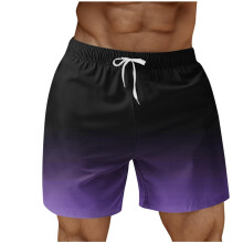 Pantaloncini da palestra da uomo ad asciugatura rapida, sportivi, viola, taglia 5XL