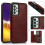 Samsung Galaxy A33 5G case with card holder red 3