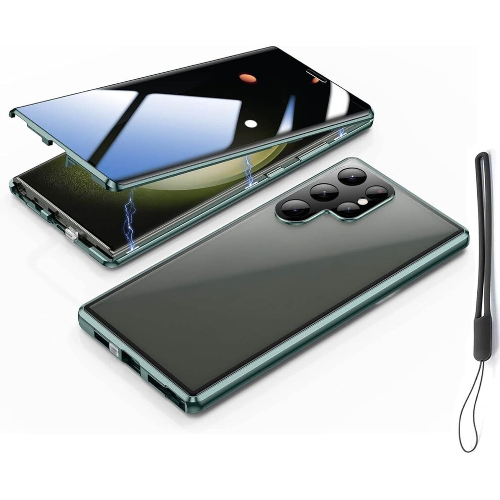 Privacy Magnetic Tempered Glass Case For Samsung Galaxy 9087558815240