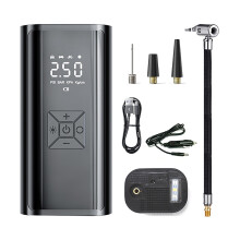 Portable tire inflator 150 PSI 6000mAh with LED light