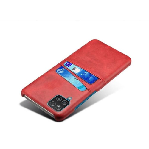 Card Holder for Samsung Galaxy A12 Case Red 2