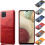 Card Holder for Samsung Galaxy A12 Case Red 4