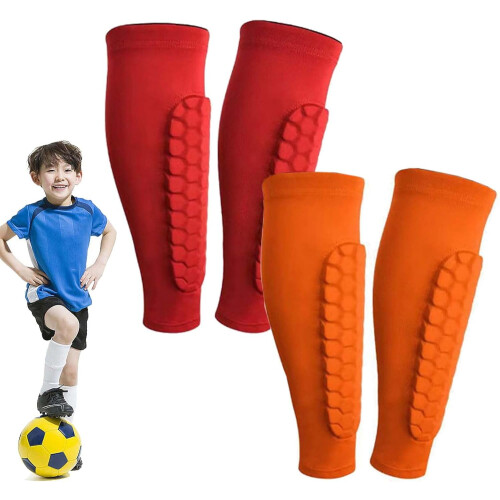 Επικαλαμίδες Shin Defender για παιδιά και εφήβους, 2 ζευγάρια,