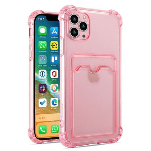iPhone 14 Pro Max case with card slot grey 2