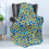 Flannel fleece throw blanket yellow blue grid pattern 50x60 4