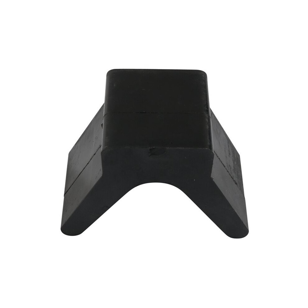 4X V-Style Boat Trailer Bow Stop Block Trailer Rubber Bow Stop Non Marking Mounting Hole 2 Inch Width 4 Inch V-Span 6031087029572