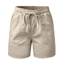 Damen-Wander-Cargoshorts, schnelltrocknend, beige, Größe M