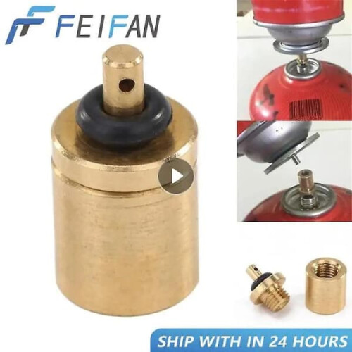 Butane Gas Refill Adapter for Camping Stoves 2 pcs 2
