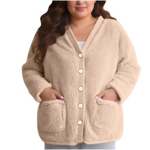 Dámsky plyšový pyžamový kabát Fuzzy Fleece