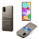 Samsung Galaxy A41 leather case with card slot red 7