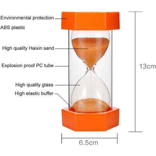 Sand Timer Kitchen Timer for Kids 10 Minutes Orange 1